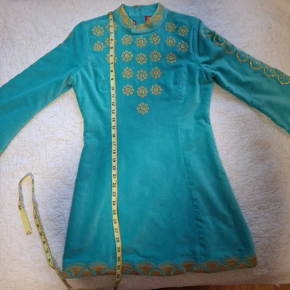 Hippie Shake Sgt Pepper Teal Tunic - Picture 9 of 13